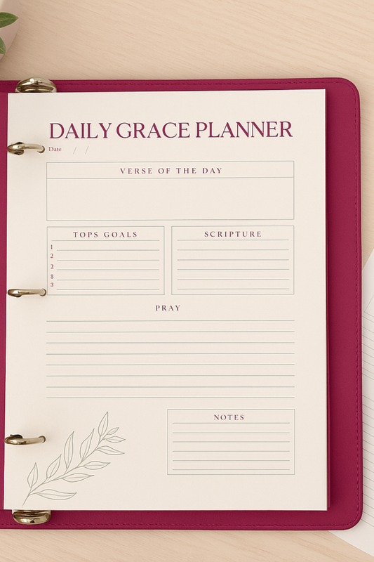 Daily Grace and Gratitude Journal Printable
